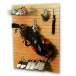Slatwall Garage Storage Wooden Golf Items